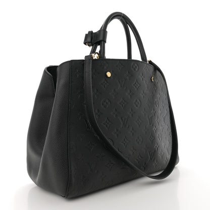 Louis Vuitton Empreinte Montaigne GM Black 3 of 10