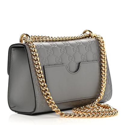 Gucci Guccissima Small Padlock Shoulder Bag Grey 3 of 14