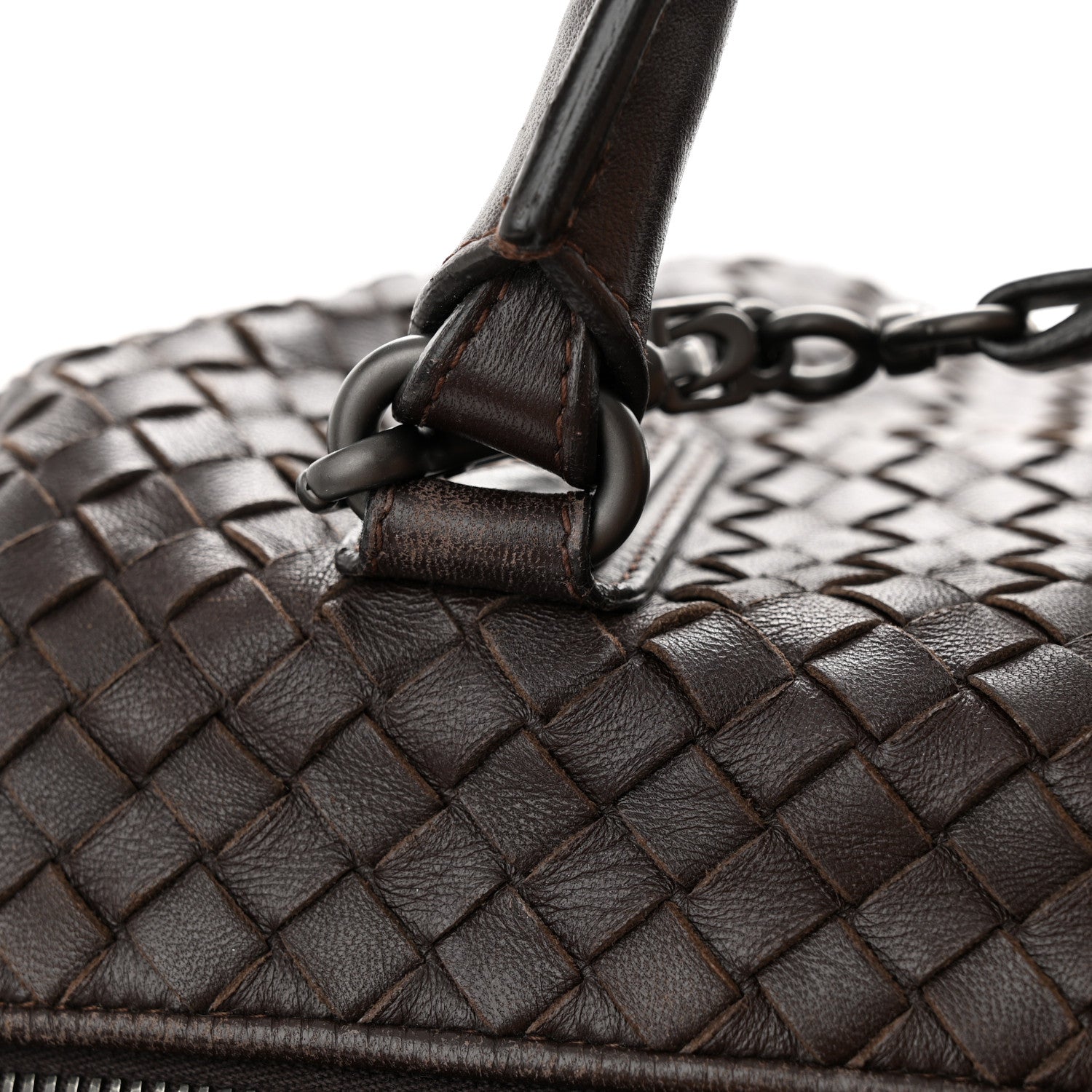 Bottega Veneta Nappa Intrecciato Maxi Convertible Tote Ebano 13 of 13