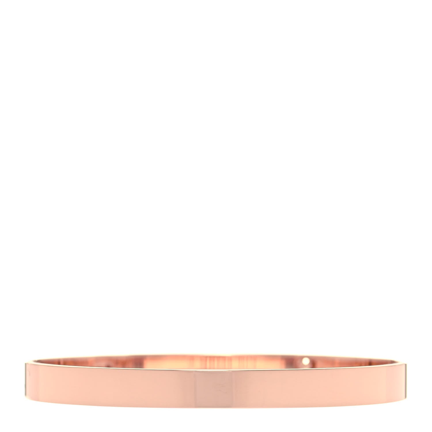 Hermes 18K Rose Gold Diamond PM Collier De Chien Bracelet ST 5 of 10
