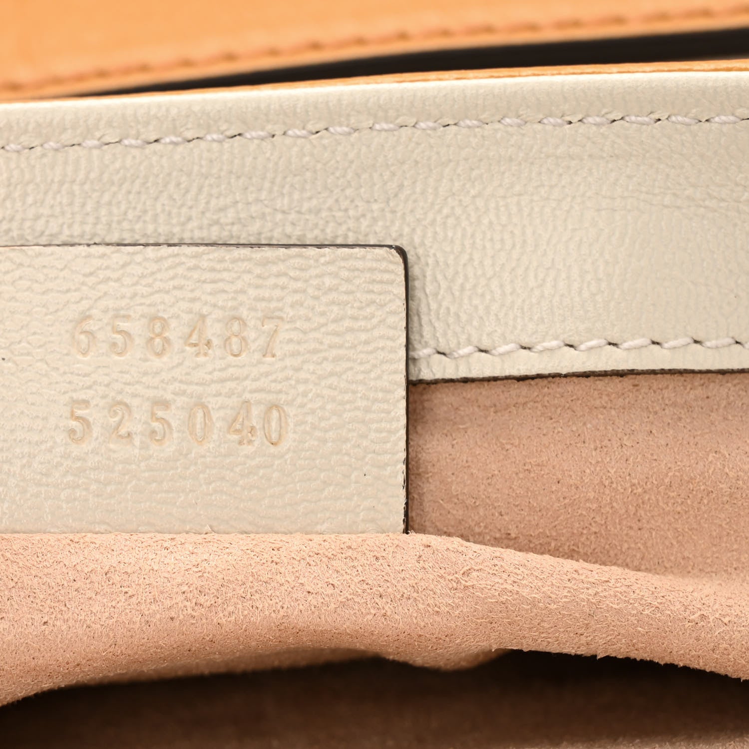 Gucci GG Supreme Monogram Calfskin Mini Padlock Flap Pocket Shoulder Bag Beige Mystic White Sun Oil 7 of 10