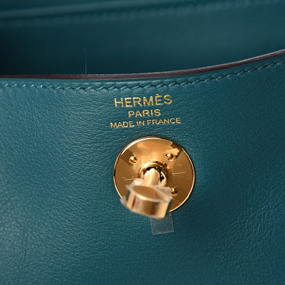 Hermes Swift Mini Lindy 20 Vert Bosphore 5 of 9