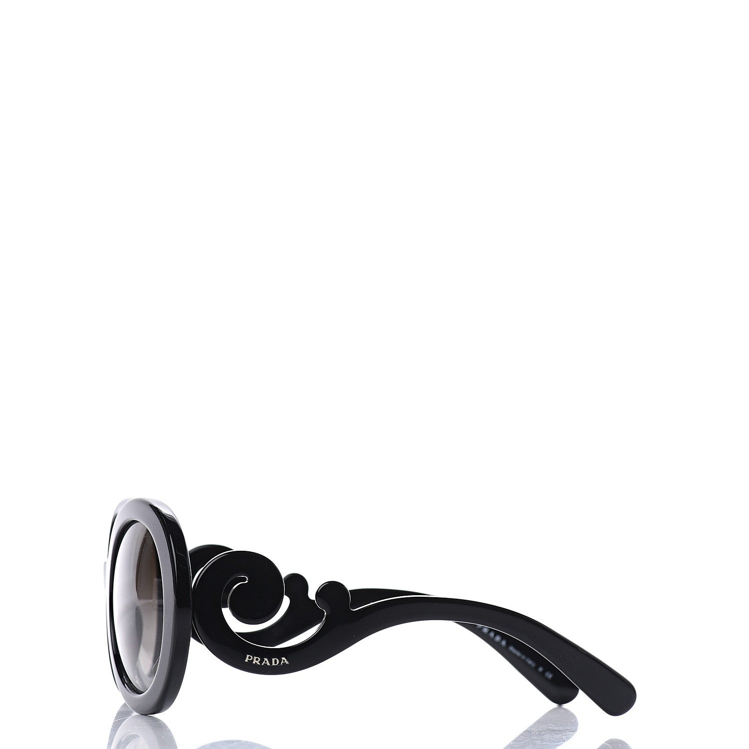 Prada Baroque Sunglasses SPR 27N Black 2 of 6