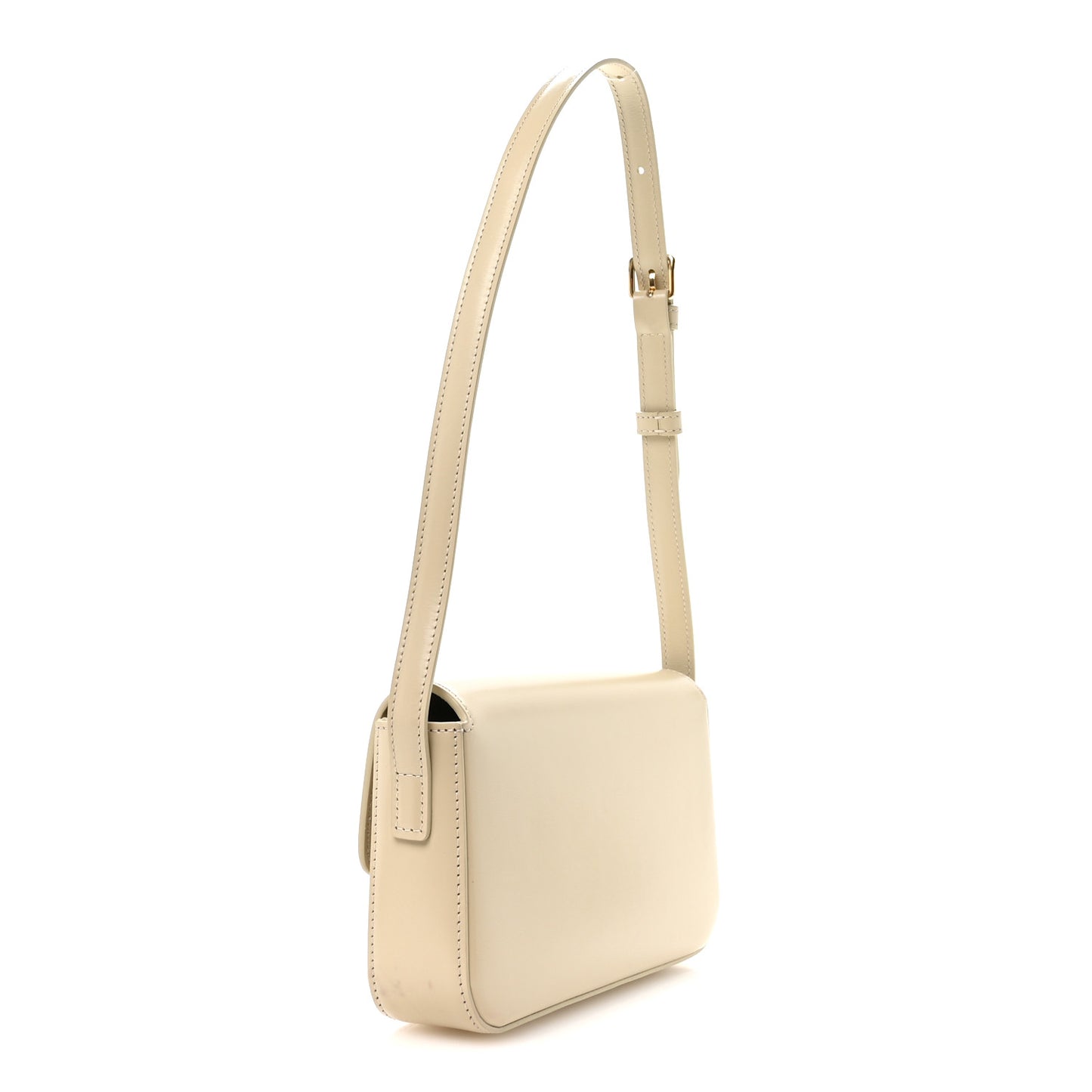 Natural Calfskin Triomphe Shoulder Bag Pampa