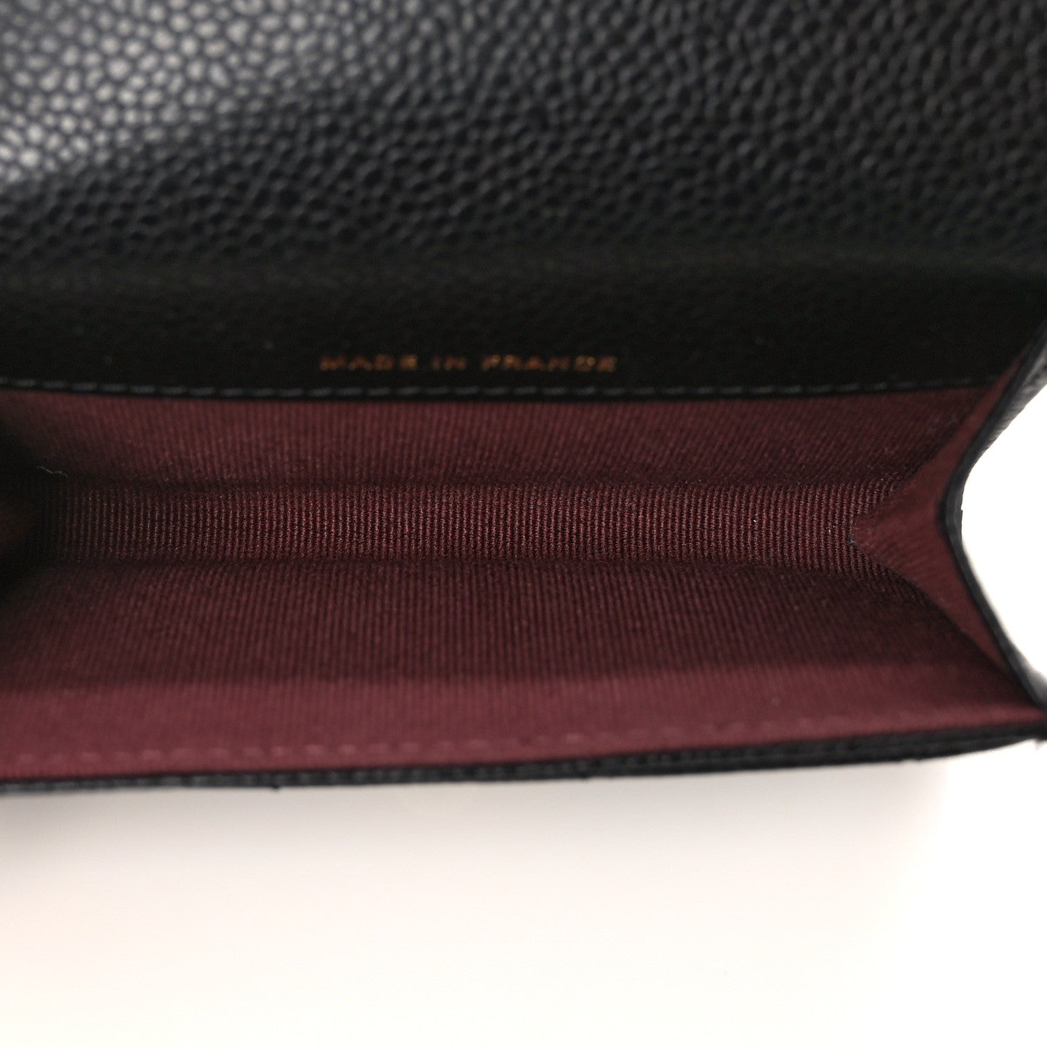 Chanel Caviar Quilted Flap Card Holder Wallet Black 5 of 9