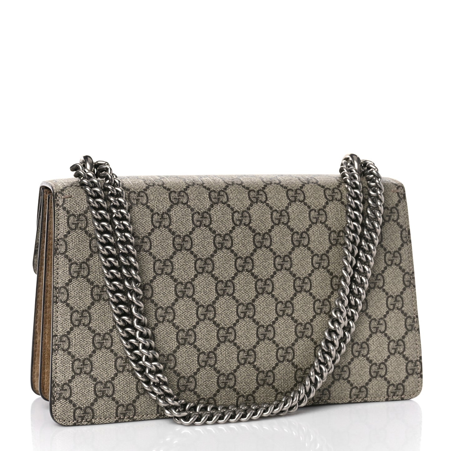 GG Supreme Monogram Small Dionysus Shoulder Bag Taupe