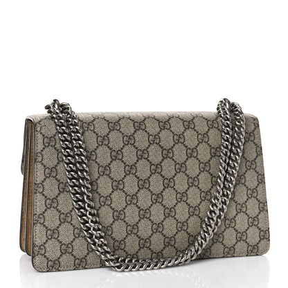 Gucci GG Supreme Monogram Small Dionysus Shoulder Bag Taupe 2 of 9
