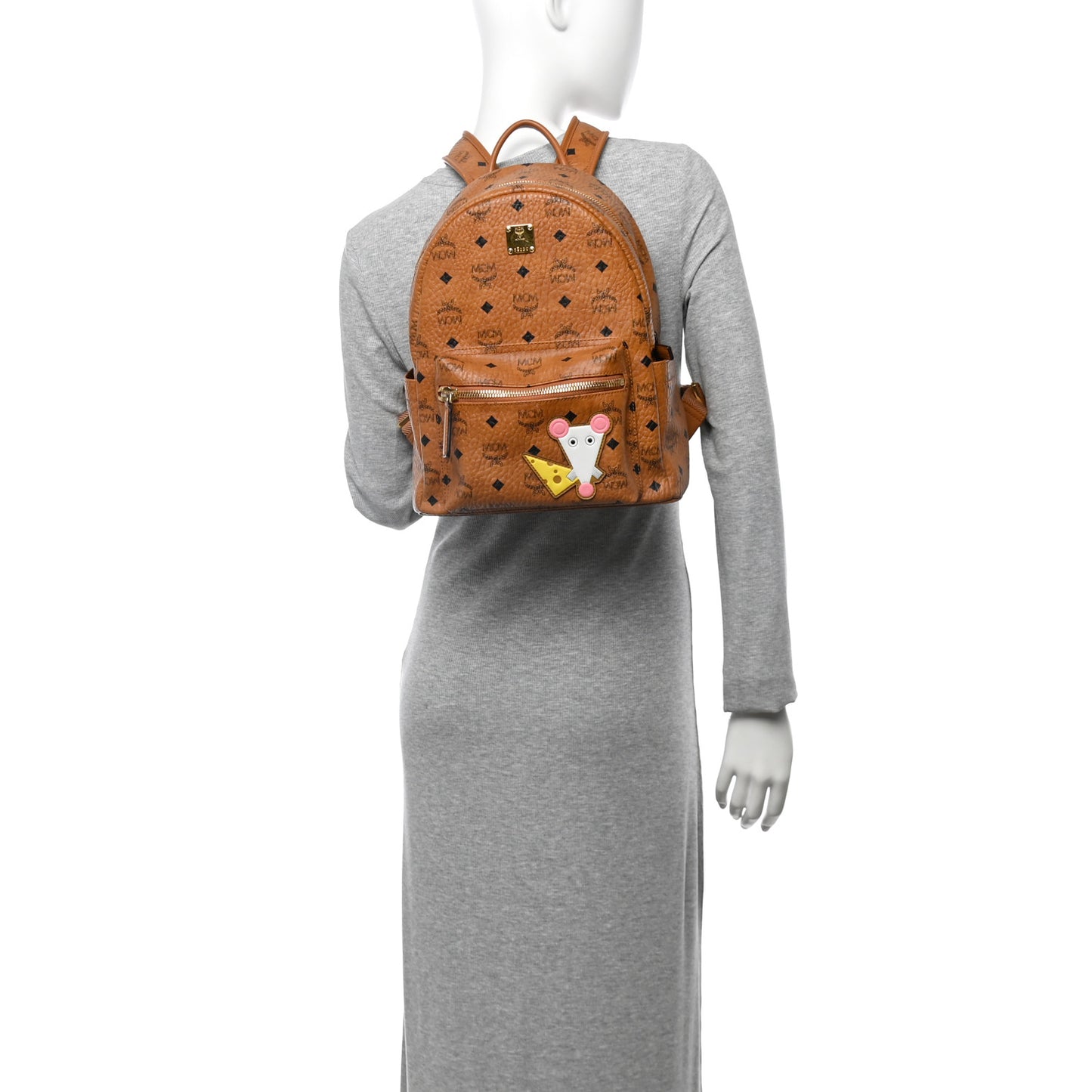 Visetos Year Of The Mouse Small Stark Backpack Cognac