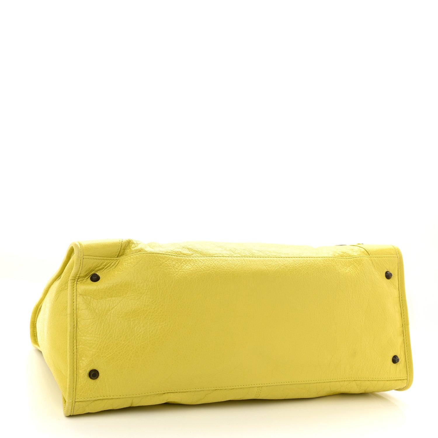 Balenciaga Agneau Classic Hardware Work Jaune Poussin 4 of 10