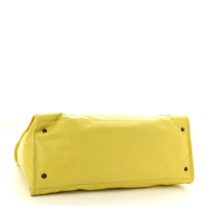 Balenciaga Agneau Classic Hardware Work Jaune Poussin 4 of 10
