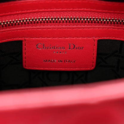 Christian Dior Lambskin Cannage Medium Lady Dior Pink 7 of 10