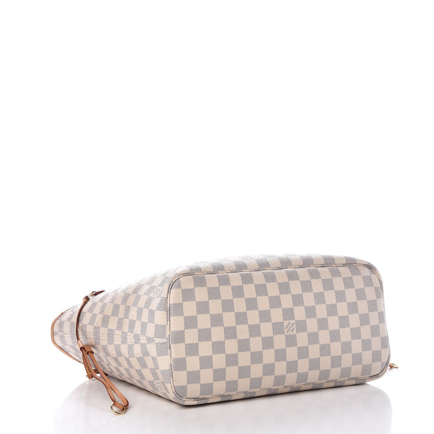 Damier Azur Neo Neverfull MM Rose Ballerine