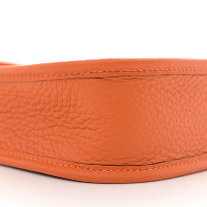 Hermes Taurillon Clemence Evelyne TPM Orange 9 of 11