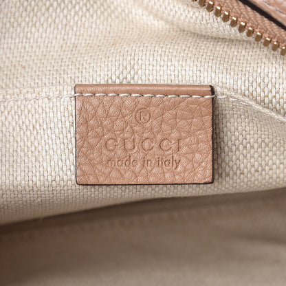 Gucci Pebbled Calfskin Small Soho Disco Bag Camelia 6 of 10
