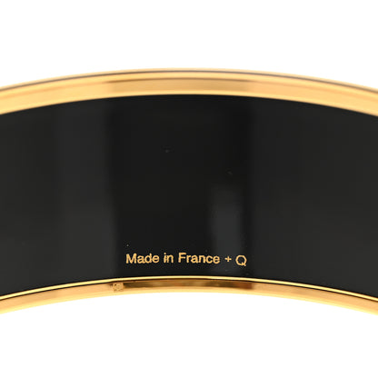 Hermes Enamel Printed Wide Coup De Fouet Bracelet 70 5 of 5