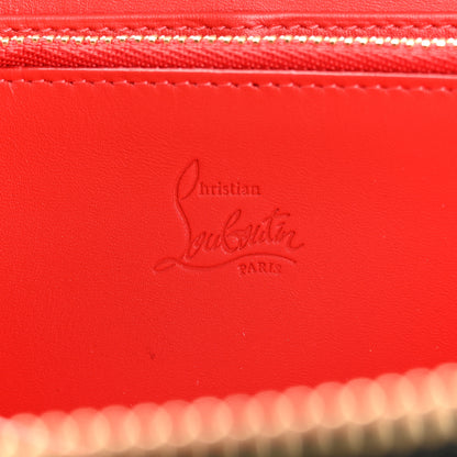 Christian Louboutin Calfskin Panettone Zip Around Wallet Black 6 of 6