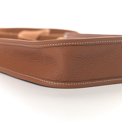 Hermes Taurillon Clemence Evelyne TPM Gold 9 of 11