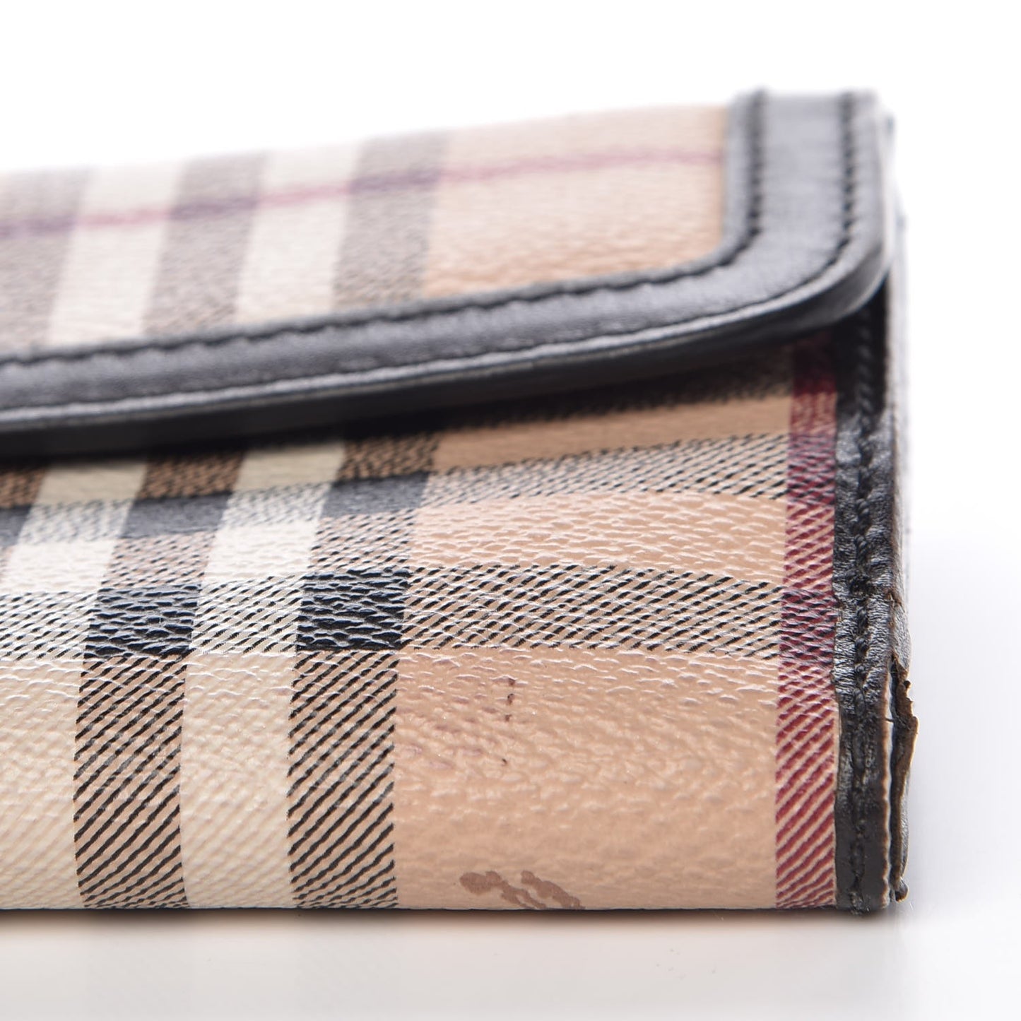 Haymarket Check Continental Wallet Brown