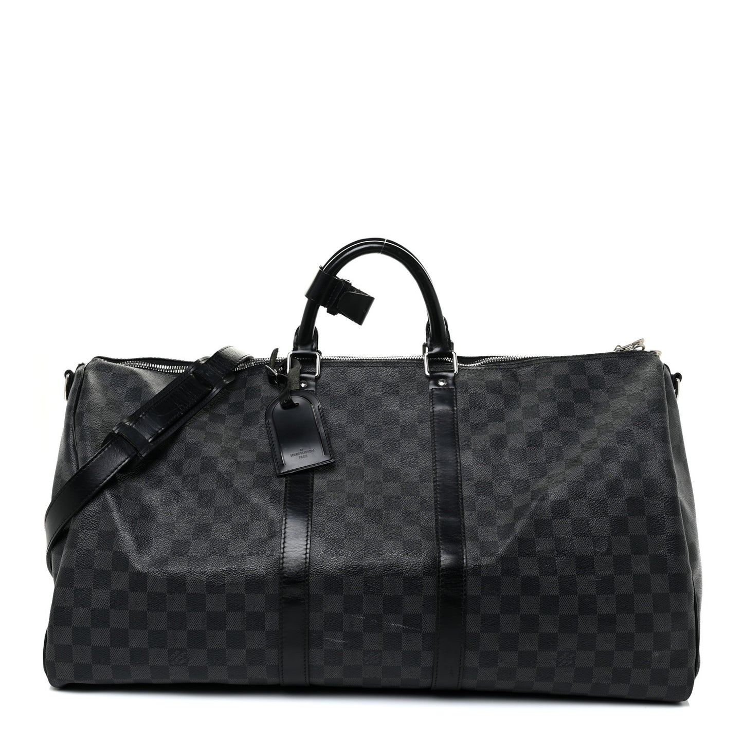 Damier Graphite Keepall Bandouliere 55