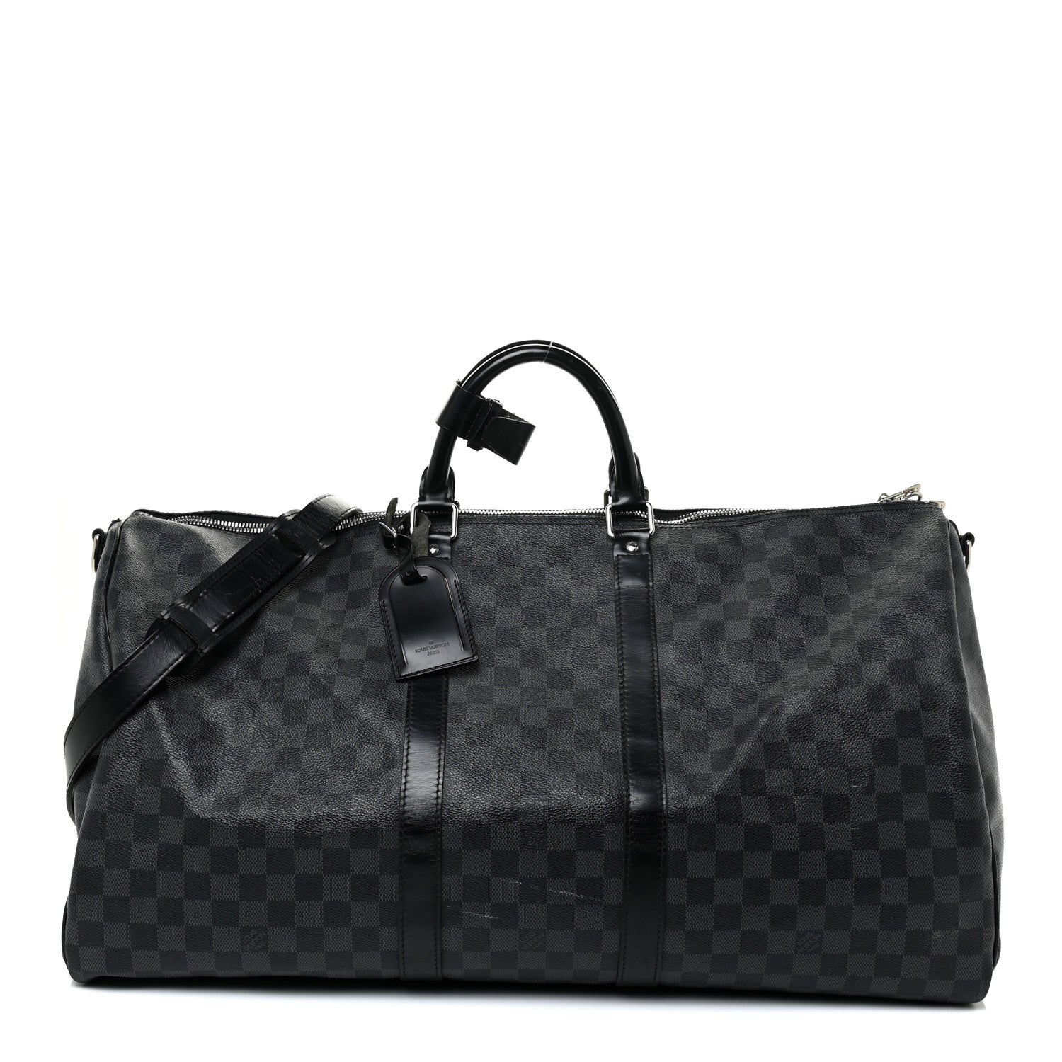 Louis Vuitton Damier Graphite Keepall Bandouliere 55 1 of 24