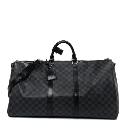 Louis Vuitton Damier Graphite Keepall Bandouliere 55 1 of 24