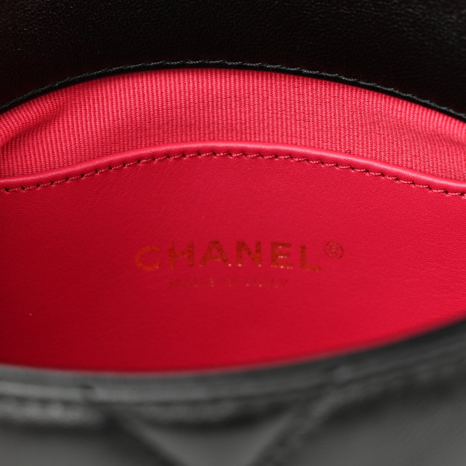 Chanel Lambskin Plexiglass Quilted Coco Love Mini Flap Black 6 of 10