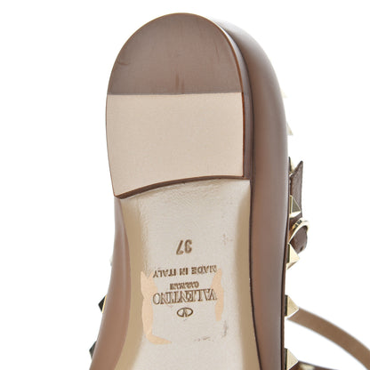 Valentino Garavani Nappa Rockstud Cage Flats 37 Beige 19 of 21