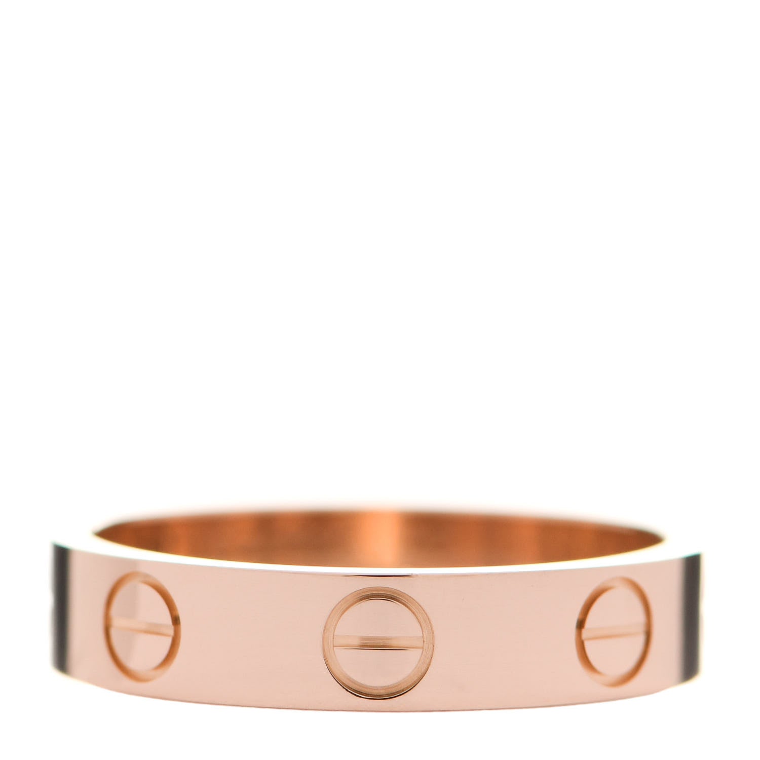 Cartier 18K Pink Gold 3.5mm LOVE Wedding Band Ring 48 4.5 1 of 4