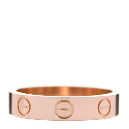 Cartier 18K Pink Gold 3.5mm LOVE Wedding Band Ring 48 4.5 1 of 4