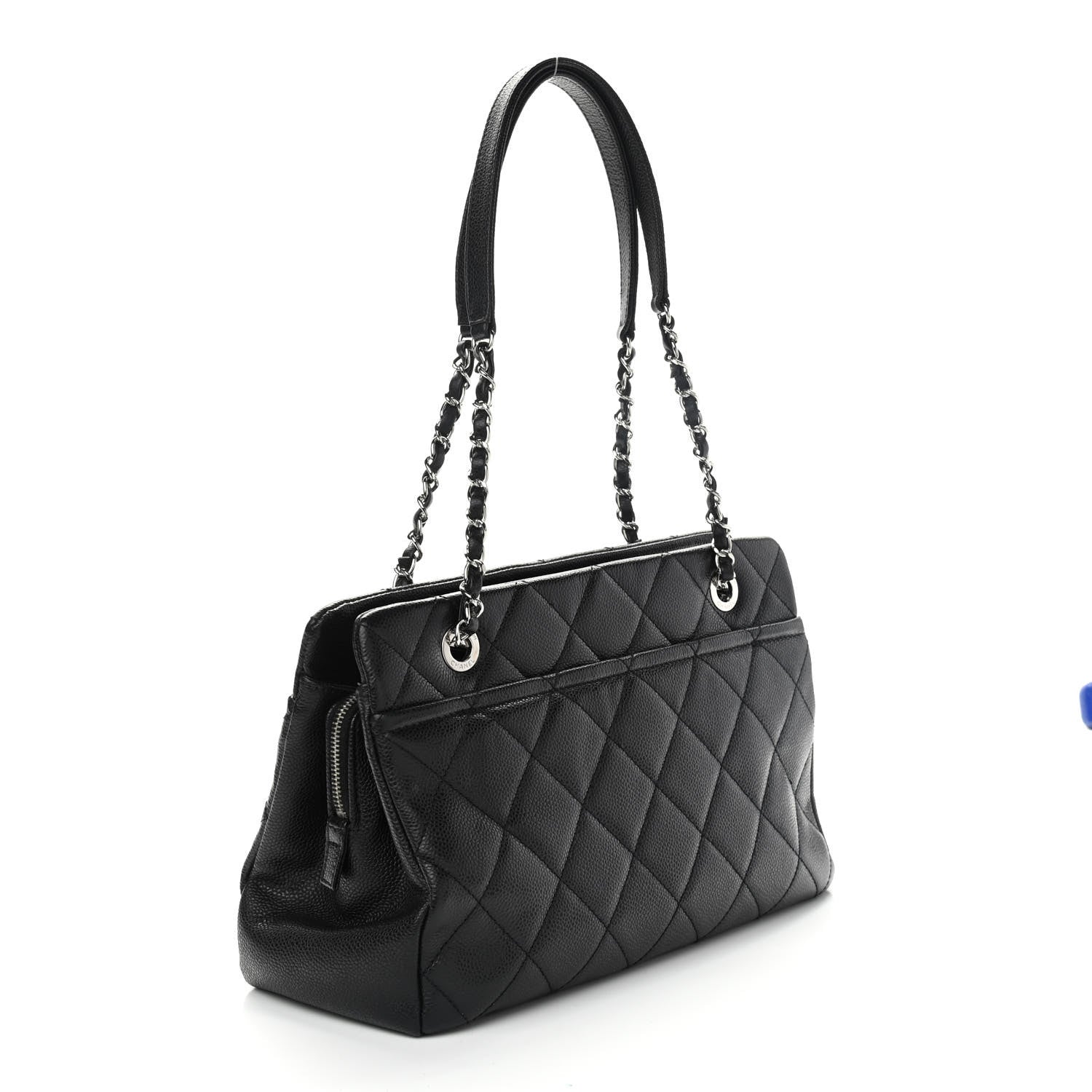 Chanel Caviar Quilted Timeless CC Soft Tote Black 2 of 8