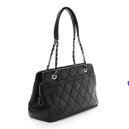 Chanel Caviar Quilted Timeless CC Soft Tote Black 2 of 8