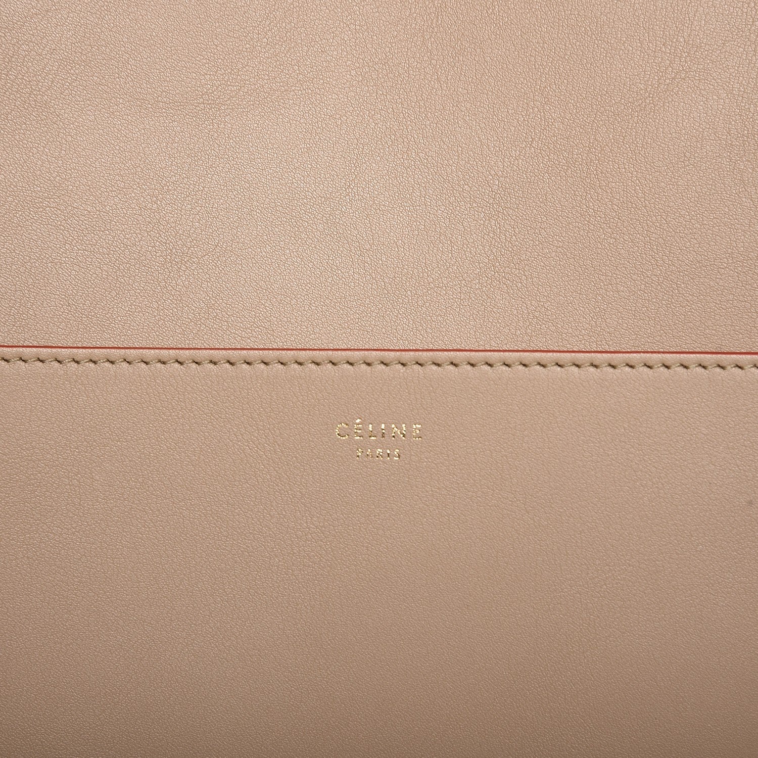 Celine Natural Calfskin Sangle Bucket Bag Beige 7 of 12