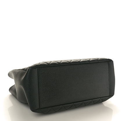 Chanel Caviar Quilted Grand Shopping Tote GST Black 4 of 12