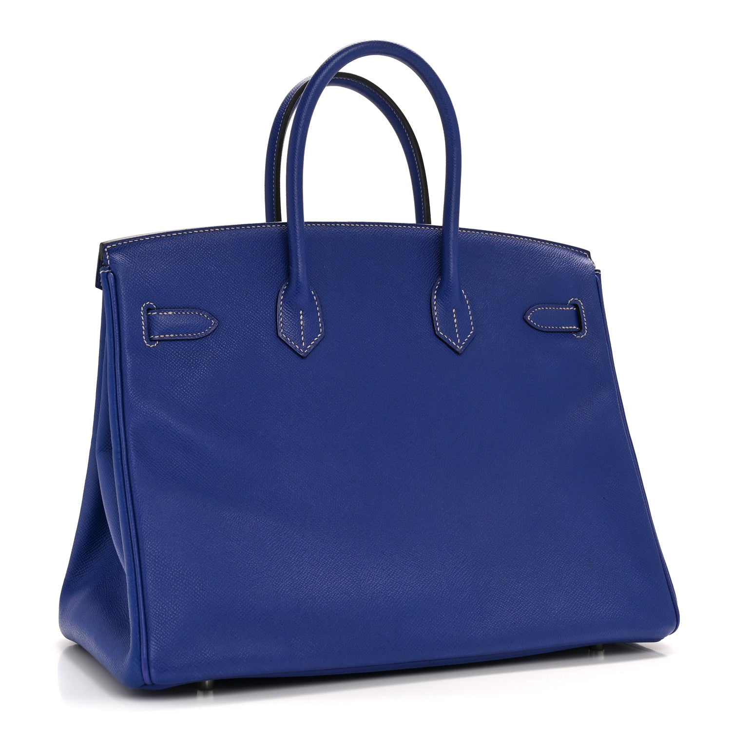 Hermes Epsom Candy Birkin 35 Bleu Electrique Mykonos 3 of 14