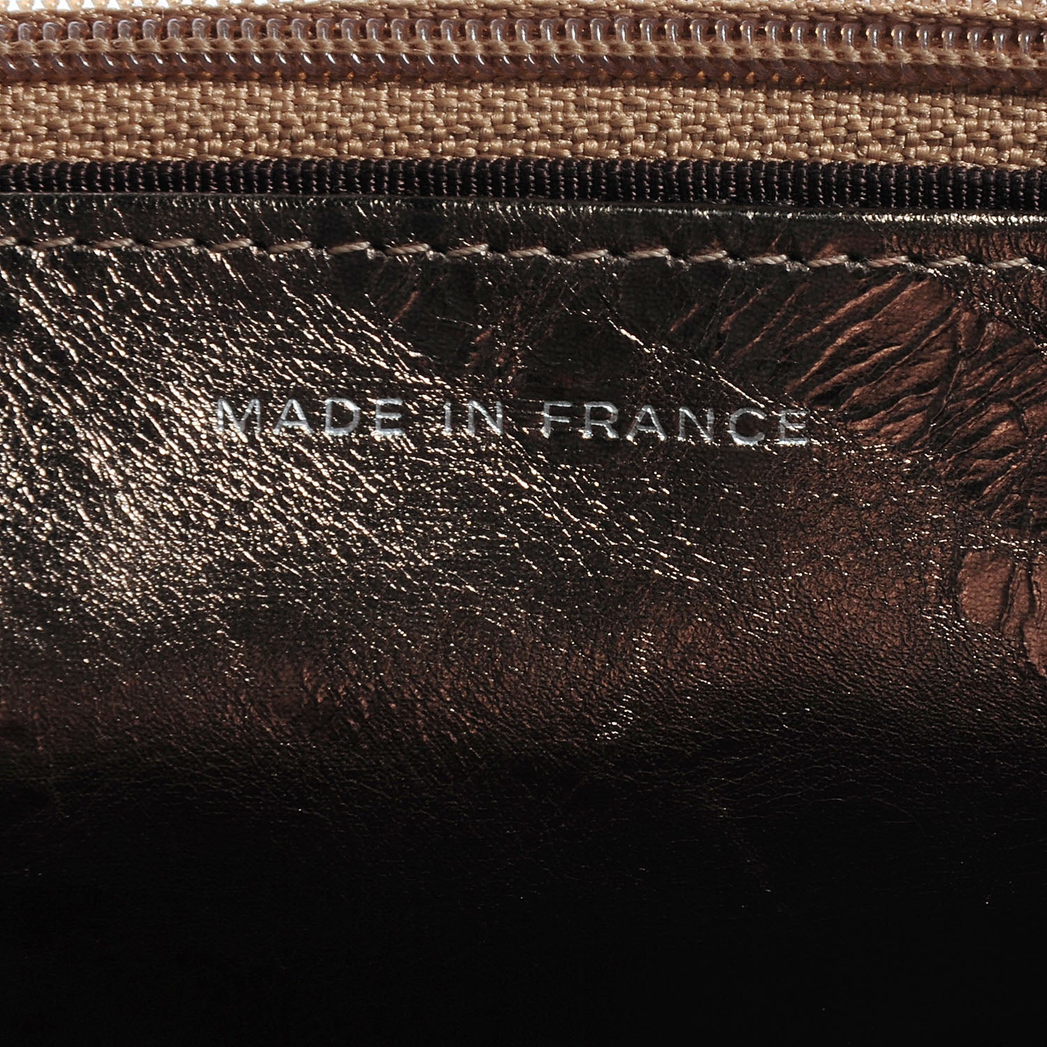 Chanel Metallic Reissue Wallet On Chain Bronze 7 of 8