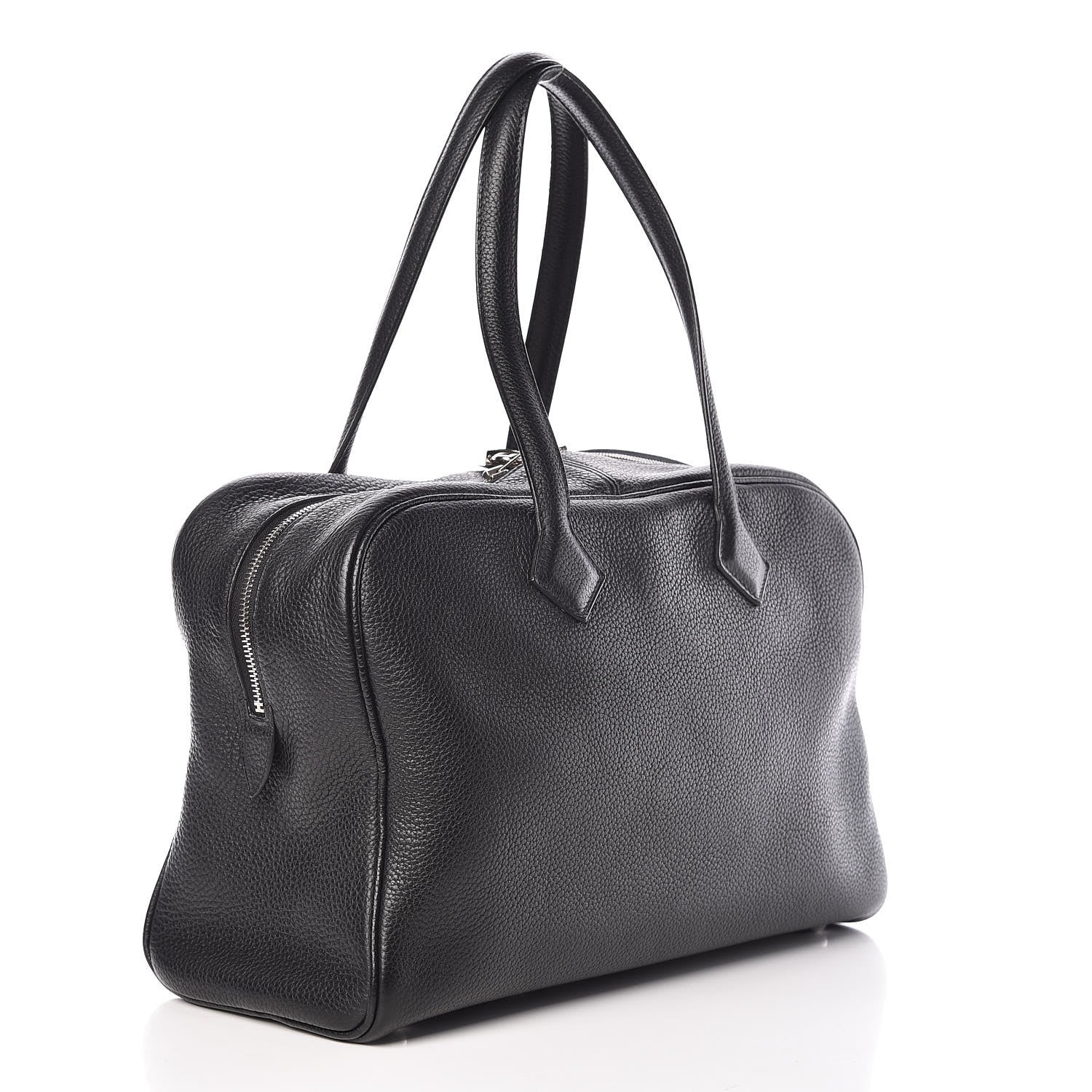 Hermes Taurillon Clemence Victoria II 35 Black 3 of 10