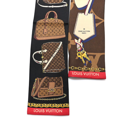 Louis Vuitton Silk Monogram Tribute To Bandeau Marron 2 of 3