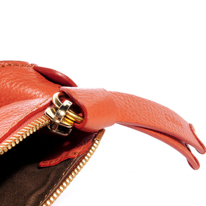 Chloe Calfskin Large Marcie Satchel Red Bush 7 of 10