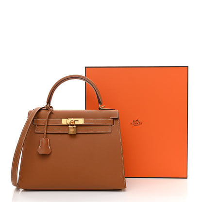 Hermes Epsom Kelly Sellier 28 Gold 13 of 13