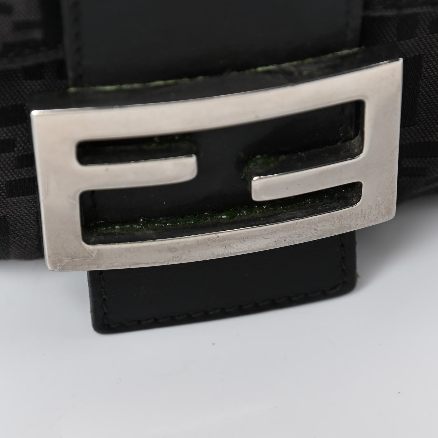 Fendi Zucchino Baguette Black 9 of 10