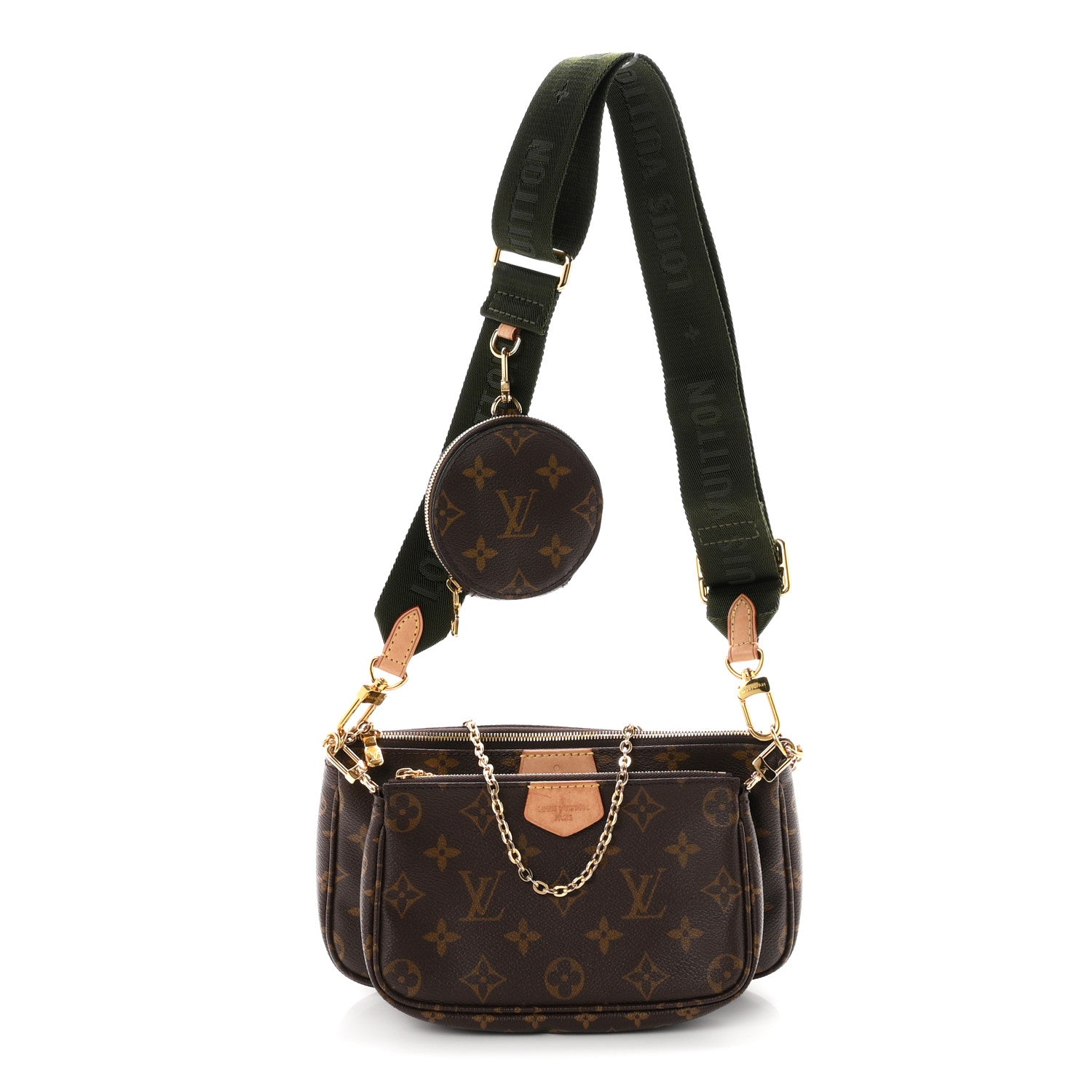 Louis Vuitton Monogram Multi Pochette Accessories Kaki 1 of 10