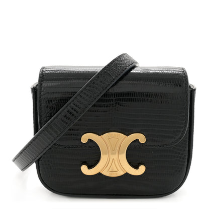 Celine Lizard Mini Claude Black 1 of 9