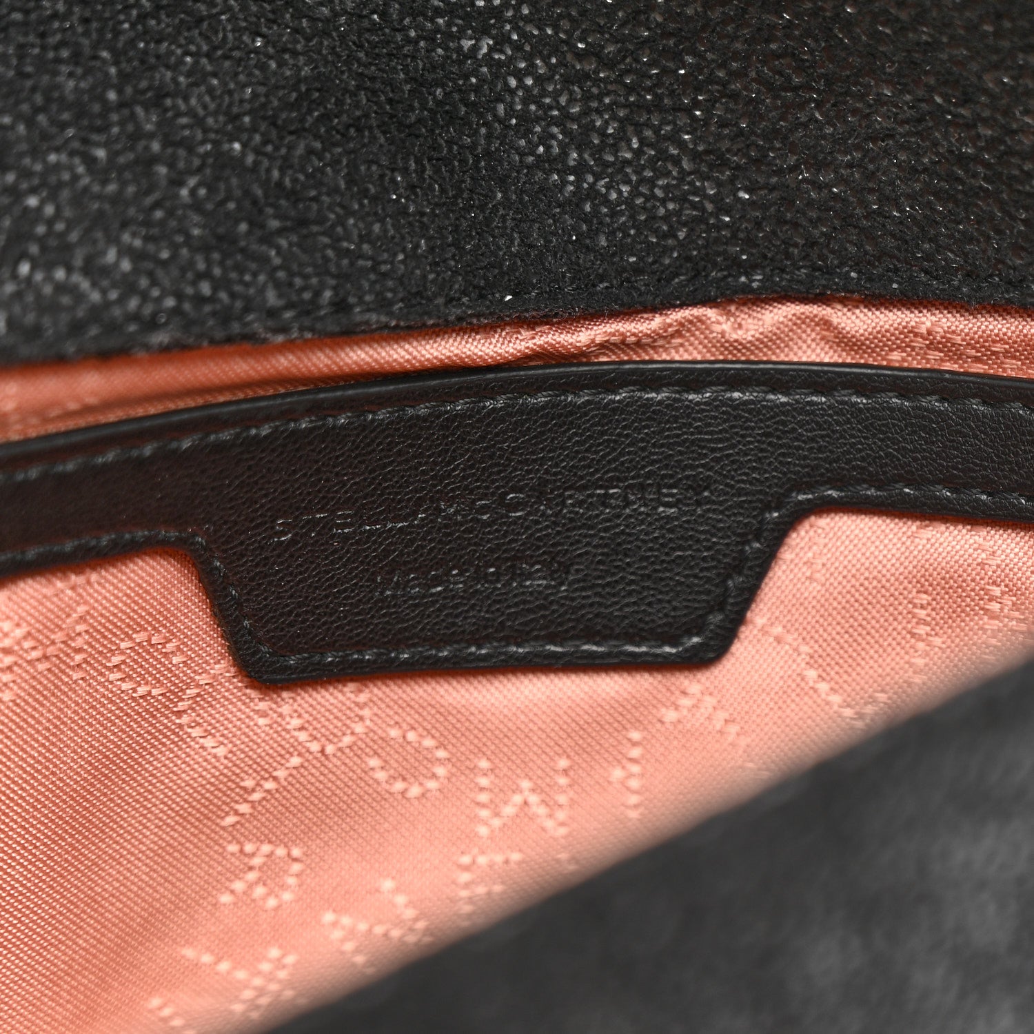 Stella McCartney Shaggy Deer Mini Falabella Crossbody Bag Black 6 of 11