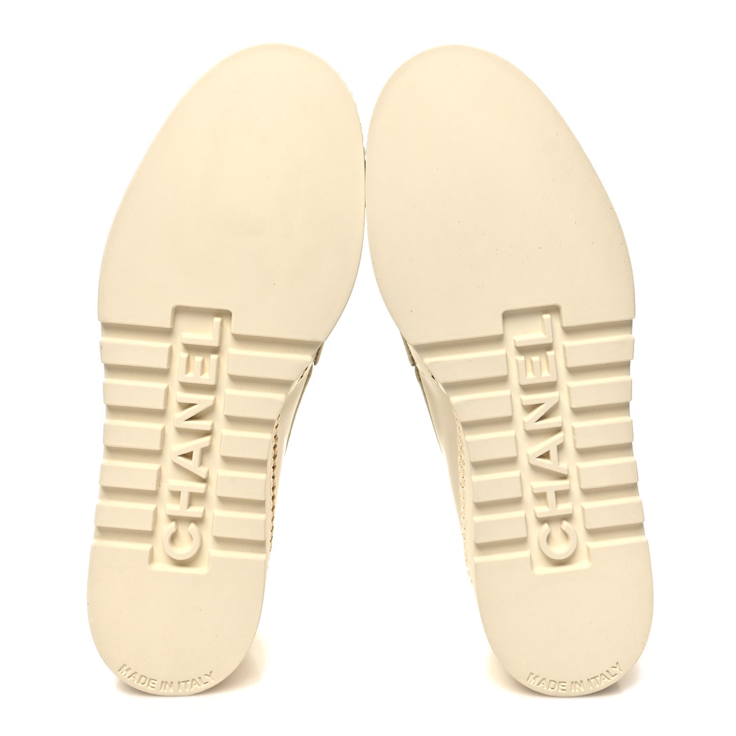 Shiny Calfskin Lace Up Platform Loafers 36 White