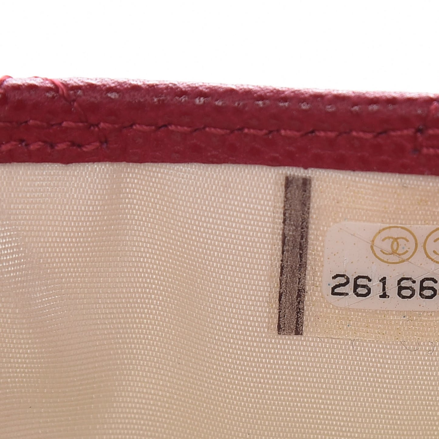 Caviar Quilted Card Holder Pink