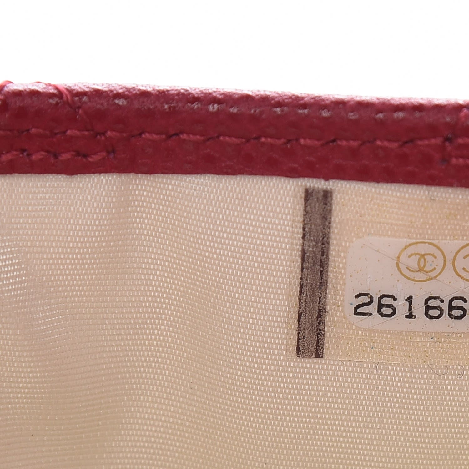 Chanel Caviar Quilted Card Holder Pink 8 of 9