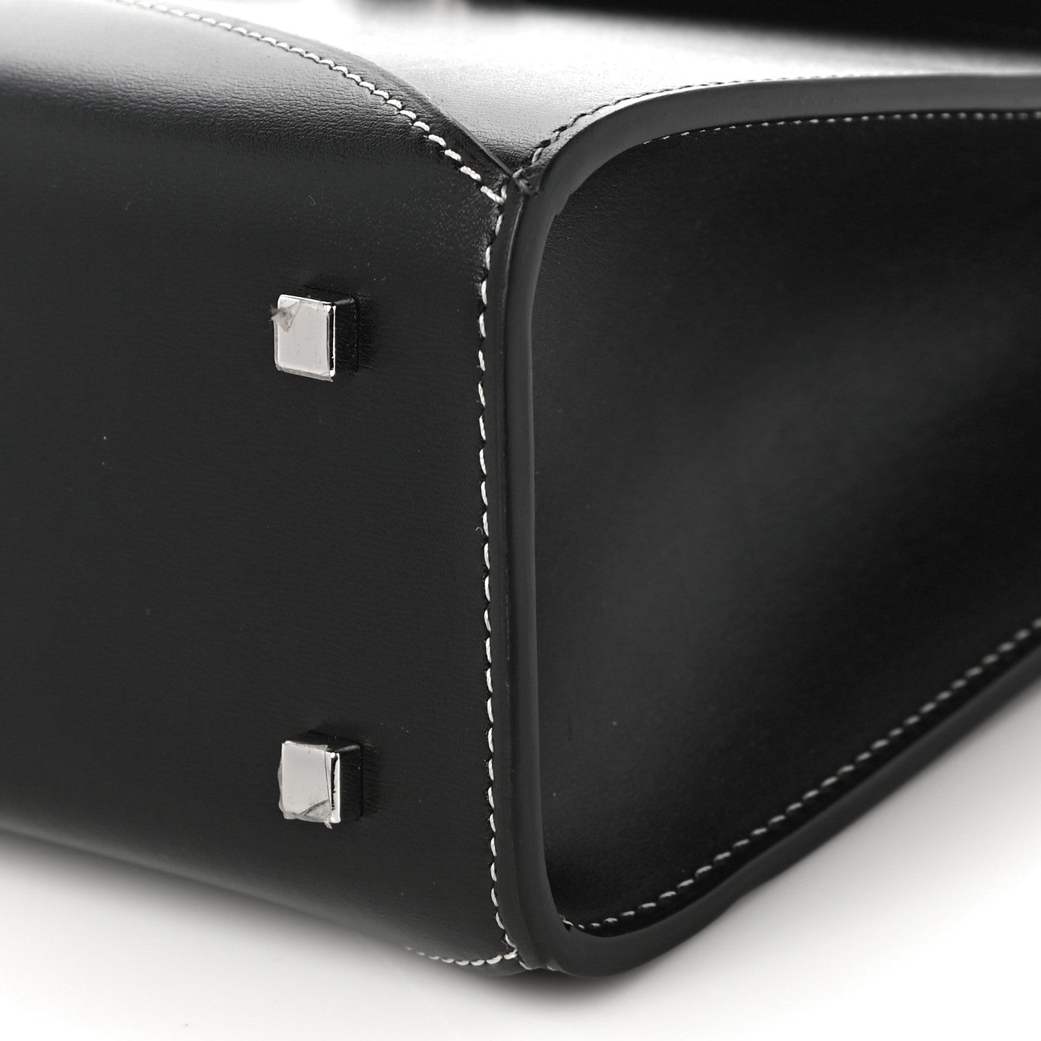 Moynat Box Calfskin Gabrielle PM Black 6 of 9