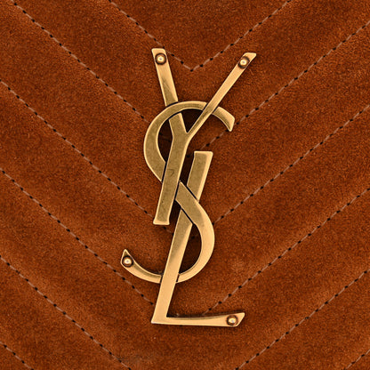 Saint Laurent Suede Matelasse Monogram Lou Camera Bag Cinnamon 11 of 11