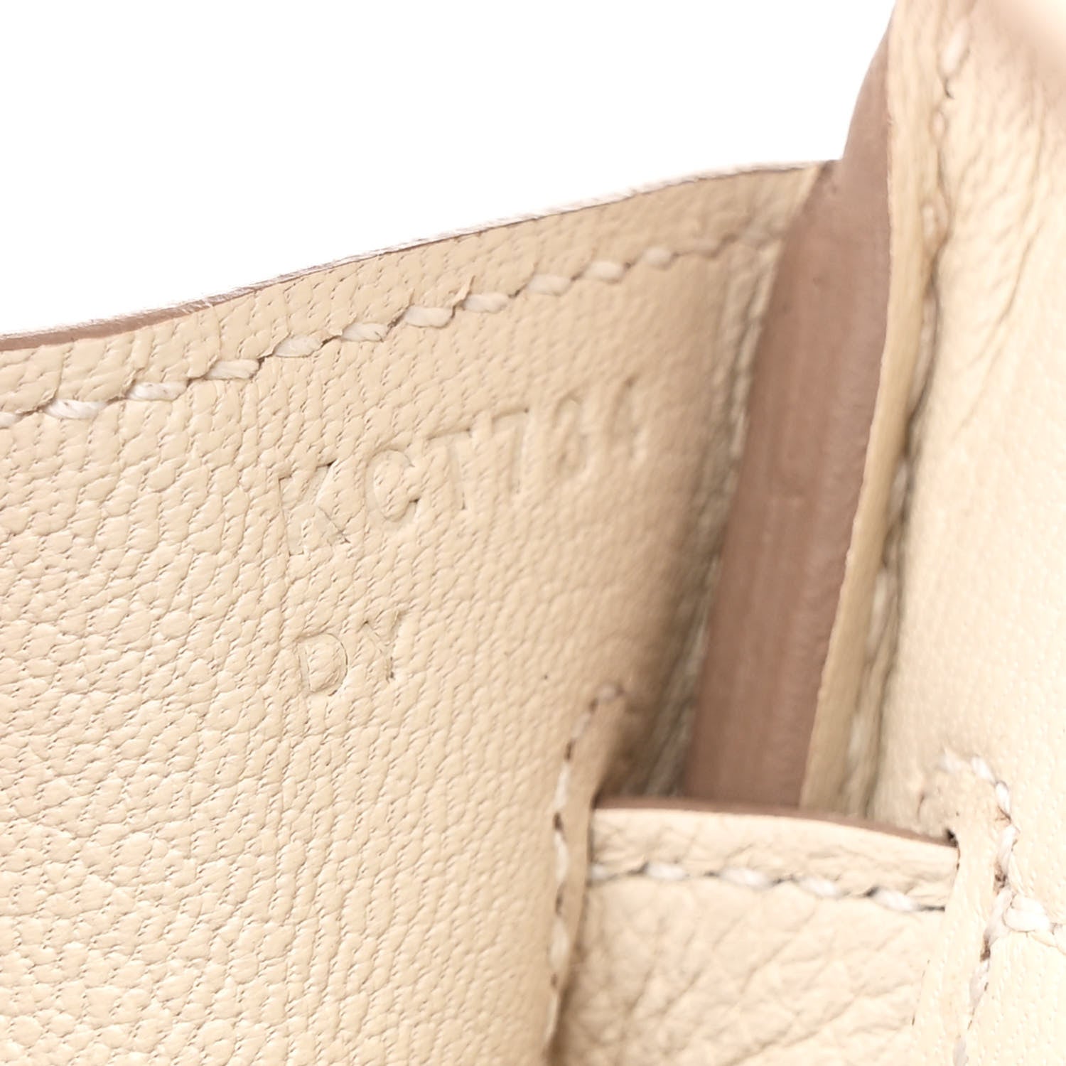 Hermes Togo Birkin 25 Craie 7 of 11