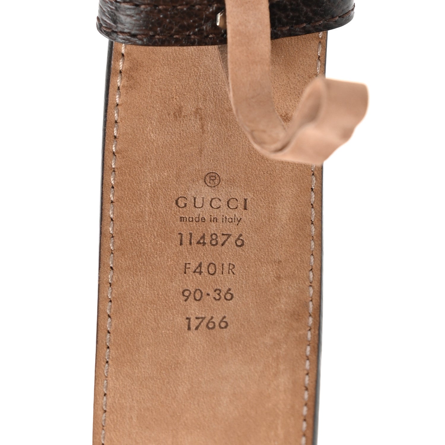 Gucci GG Supreme Monogram Interlocking G Belt 90 36 Ebony 5 of 7